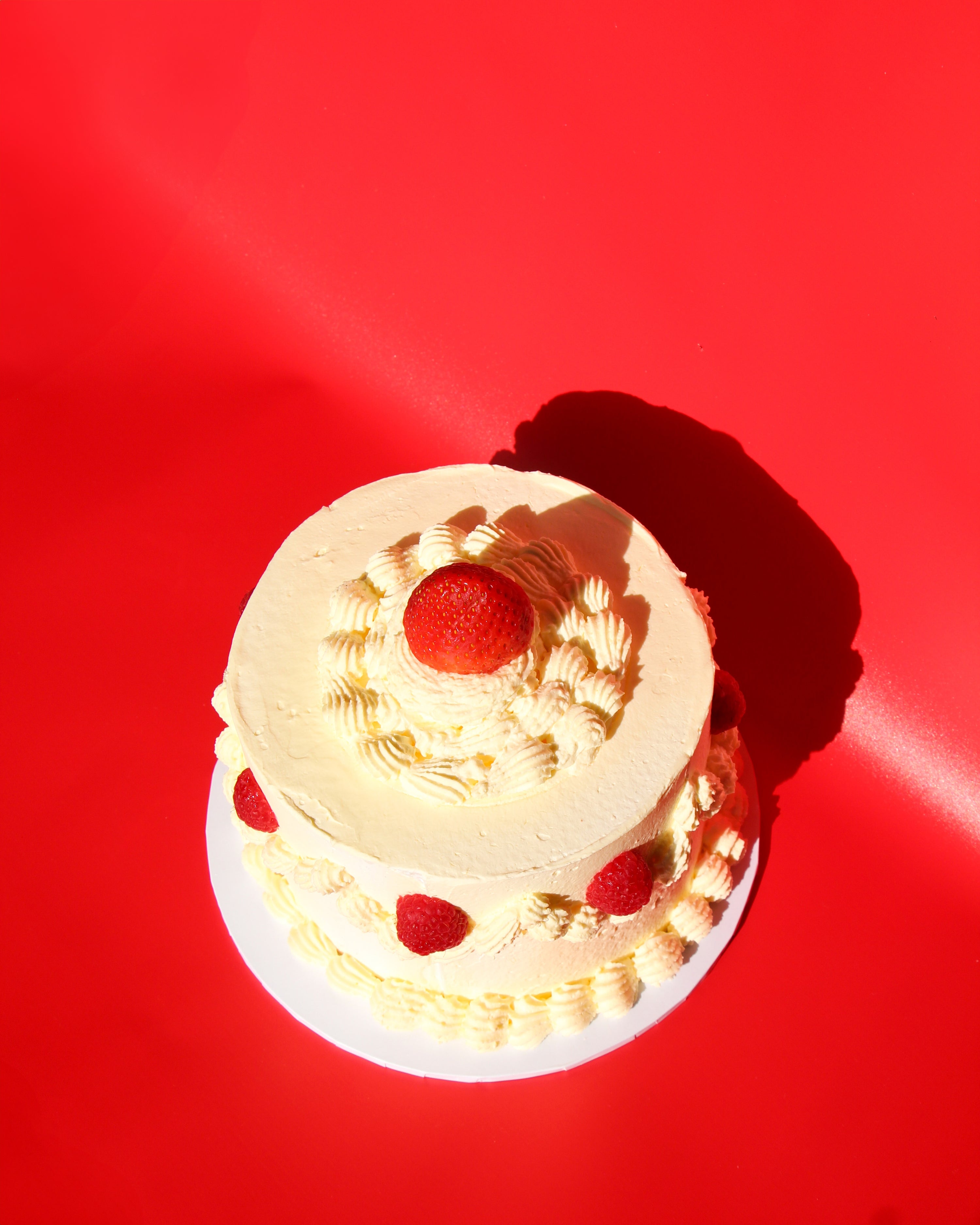 Strawberries & Cream Cake