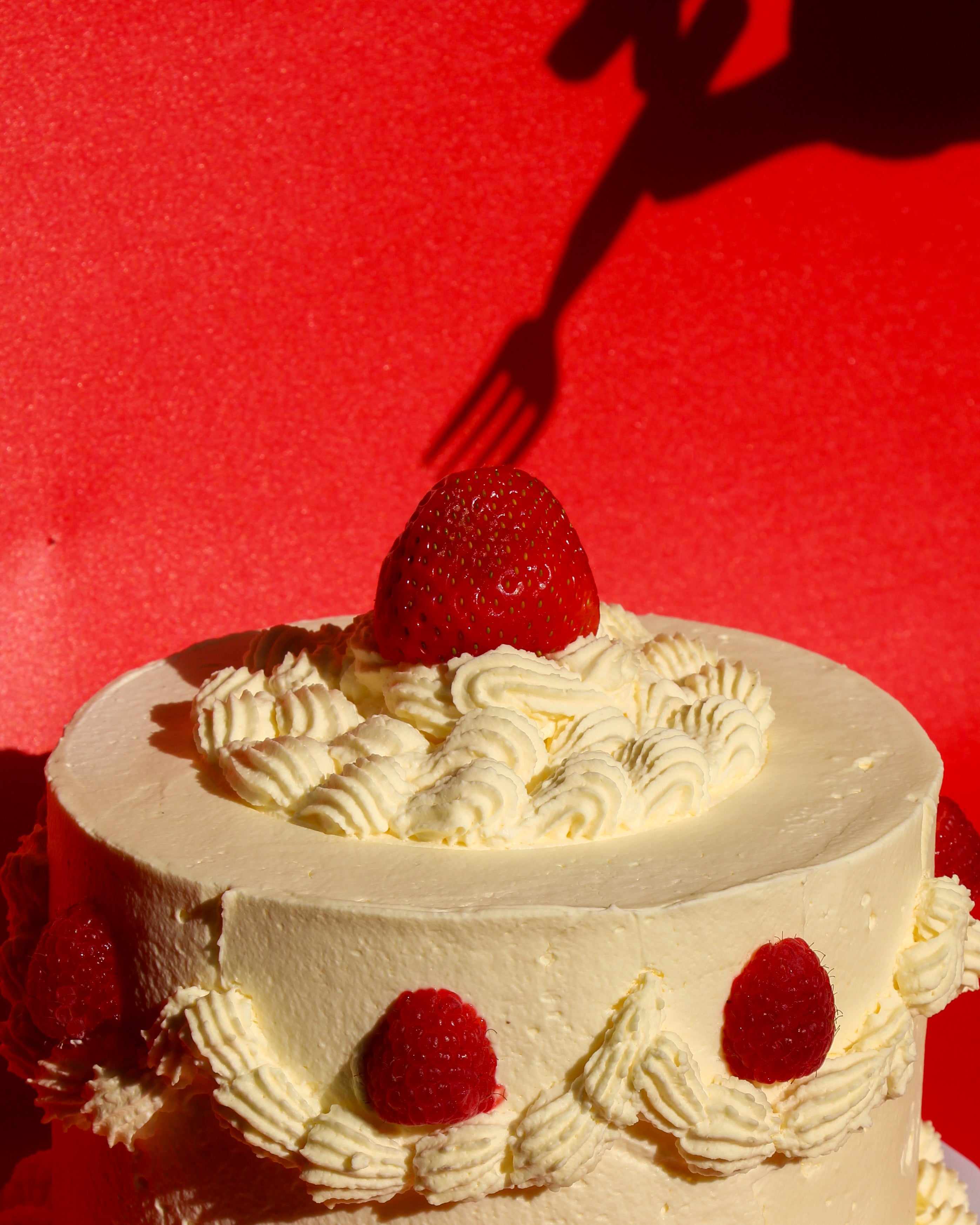 Strawberries & Cream Cake