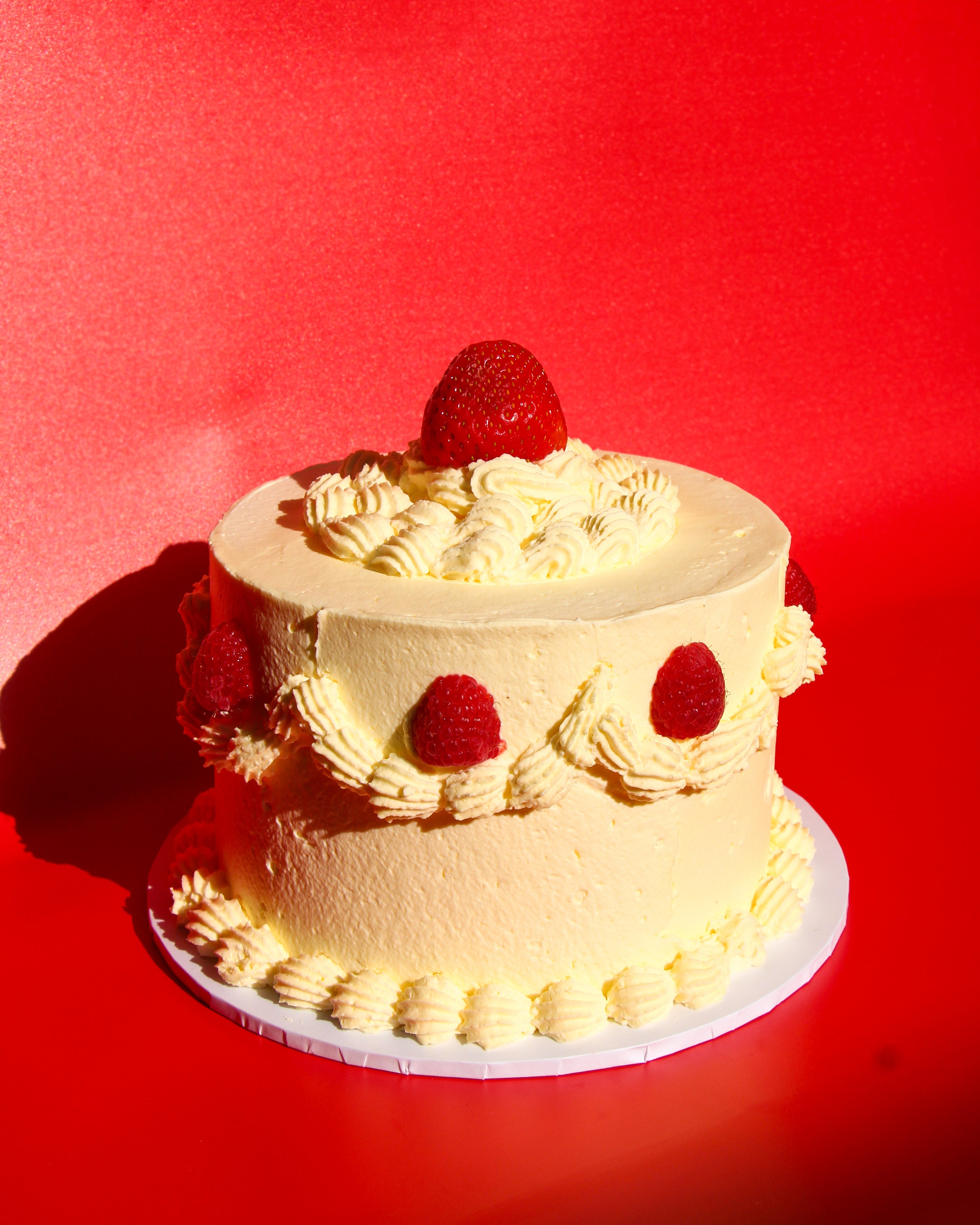 Strawberries & Cream Cake